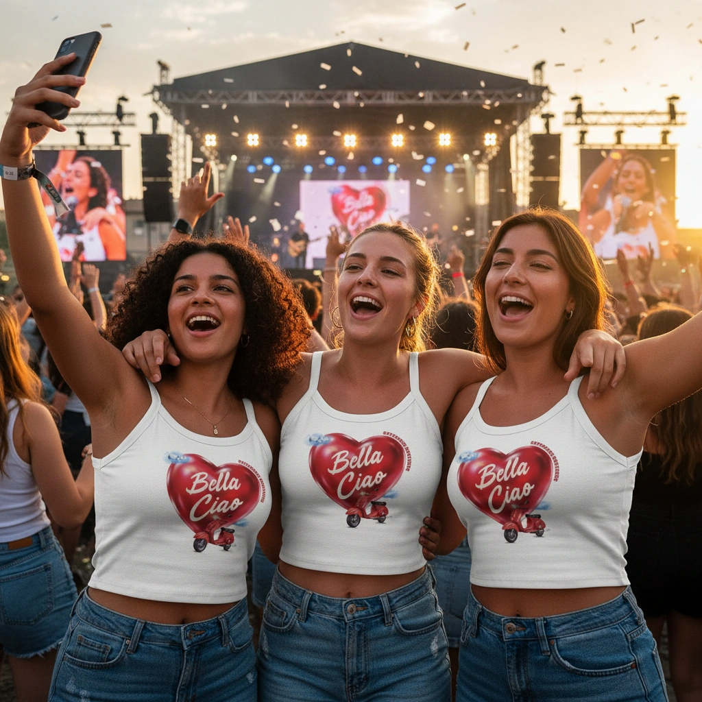 Bella Ciao - Micro-Rib Tank Top